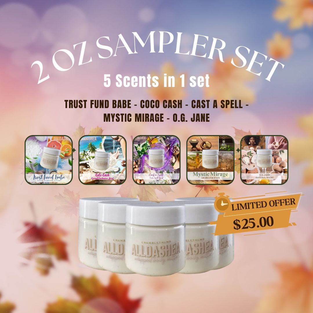 "AllDaShea 2 oz Sampler Set Experience"